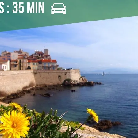 Appartement Soleil Nicois Terracotta - 8min Et Proche Gare Nice